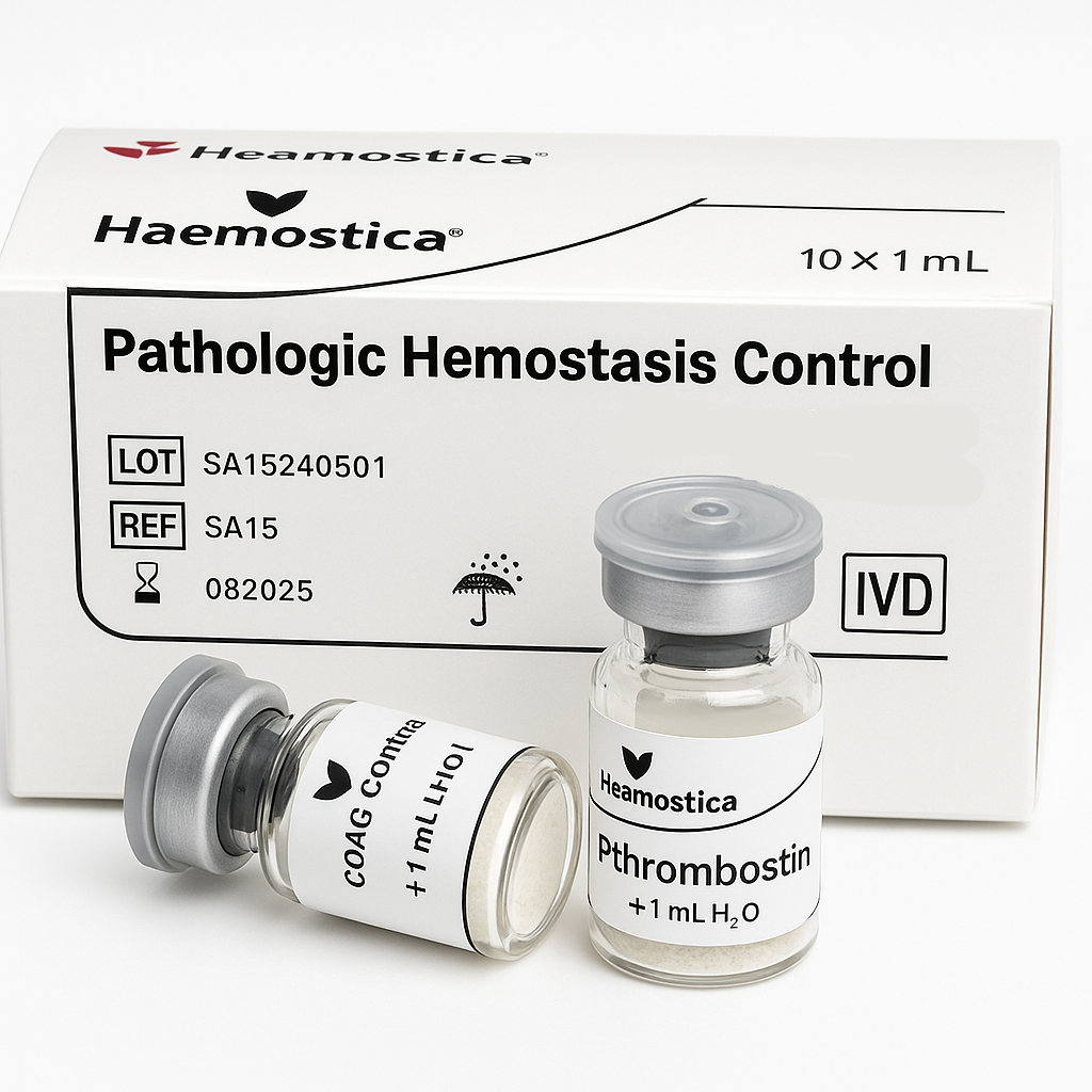 Hemostica Pathologic Hemostasis Control product packaging
